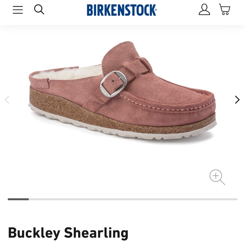 Birkenstock Buckley Shearling size 39